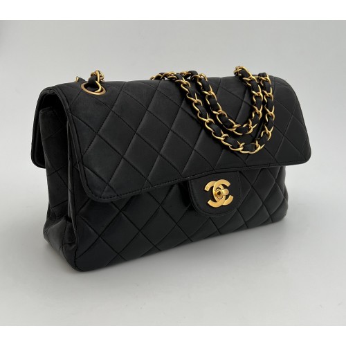 Chanel double-sided black vintage...