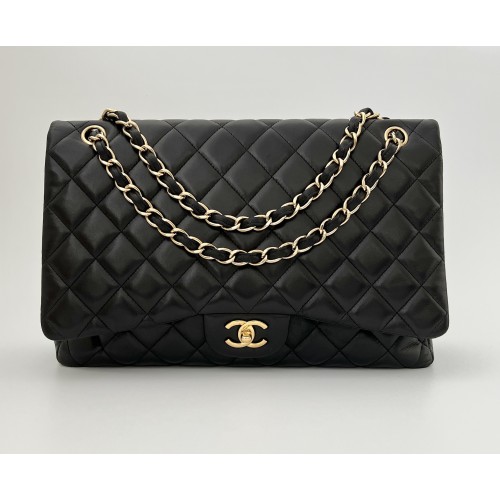 Chanel Jumbo black leather ref. 7569