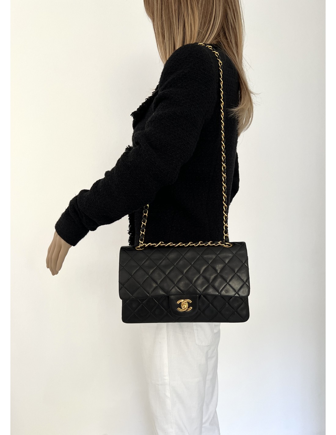 Chanel Timeless 25 double flap vintage ref. 7691