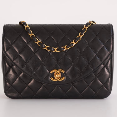 Chanel black leather vintage ref. 7950